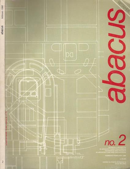 Abacus n. 2. Tecnica e progetto in architettura e ingegneria - copertina