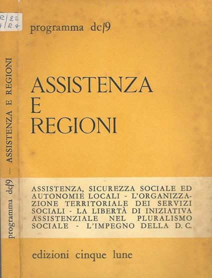 Assistenza e regioni - copertina