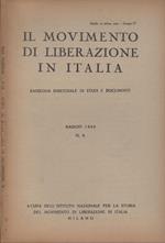 Il movimento di liberazione in Italia. Rassegna bimestrale di studi e documenti