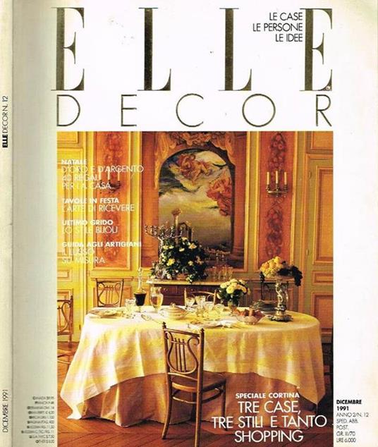 Elle decor. Le case le persone le idee - copertina