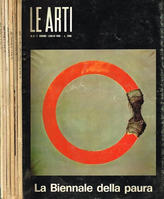 Le Arti Anno XIII N.1-2 3 4 6-7 11 12. Rassegna di Attualità Artistica - copertina