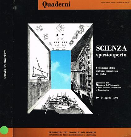 Scienza spazioaperto. Settimana della cultura scientifica in italia - copertina