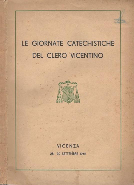 Le giornate catechistiche del clero Vicentino - copertina
