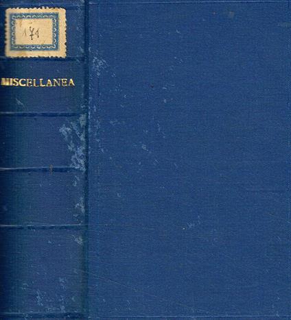 Miscellanea - copertina