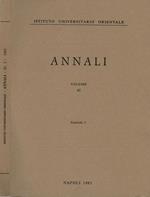 A. I. O. N. : Annali Vol 45 Fasc. 3. Rivista del Dipartimento di Studi Asiatici e del Dipartimento di Studi e Ricerche su Africa e Paesi Arabi