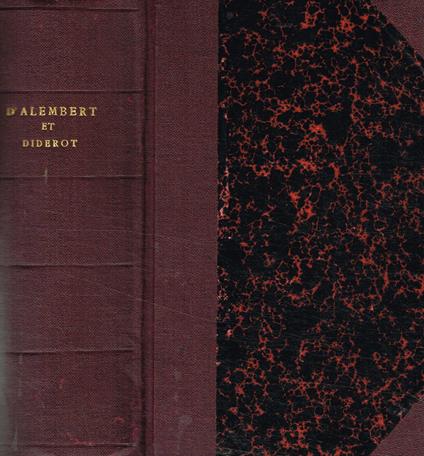 Oeuvres De d'Alembert-Oeuvres Choisies De Diderot. Sa vie-ses oeuvres-sa philosophie (sottotitolo delle opere di d'alembert) - copertina