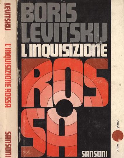 L' Inquisizione rossa - Boris Levitskij - copertina