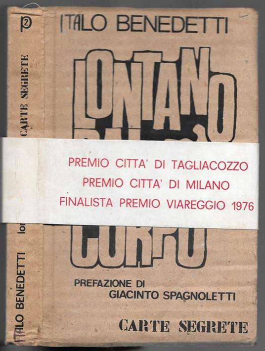 Lontano dal corpo - Italo Benedetti - copertina