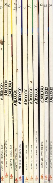 L' Orologio del 1998 - copertina