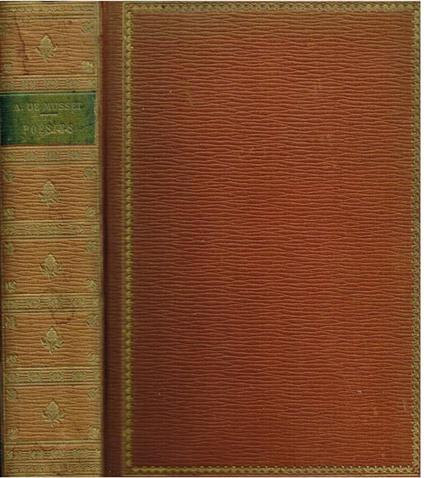 Premiéres poésies 1829. 1835. Poésies nouvelles 1836. 1852 - Alfred de Musset - copertina