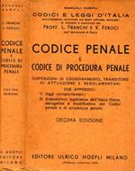 Codice Penale E Codice Di Procedura Penale. Disposizioni Di Coordinamento, Transitorie, Di Attuazione E Regolamentari