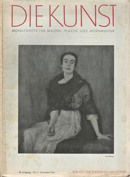 Die Kunst. Monatshefte fur Malerei, Plastik und Wohnkultur N. 2 - copertina