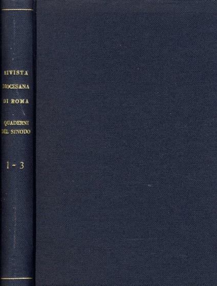 Quaderni del sinodo 1-3 - copertina