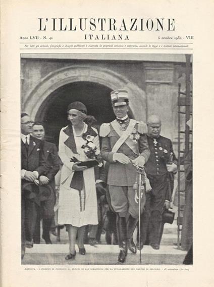 L' Illustrazione Italiana N. 49 - copertina