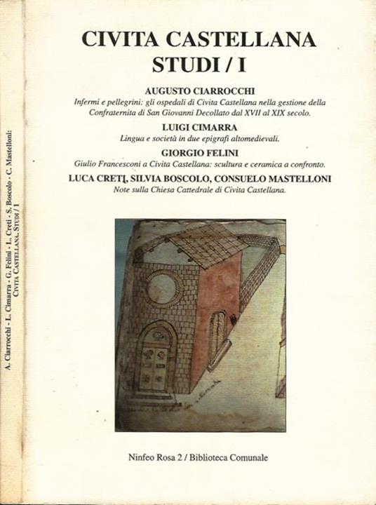 Civita Castellana. Studi / 1 - copertina