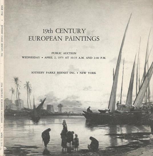 19th Century european paintigs - copertina