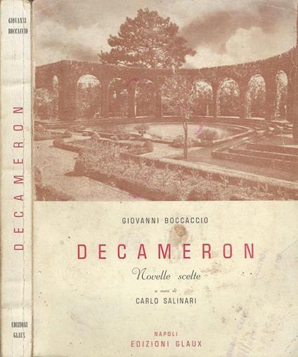 Decameron. Novelle scelte - Giovanni Boccaccio - copertina