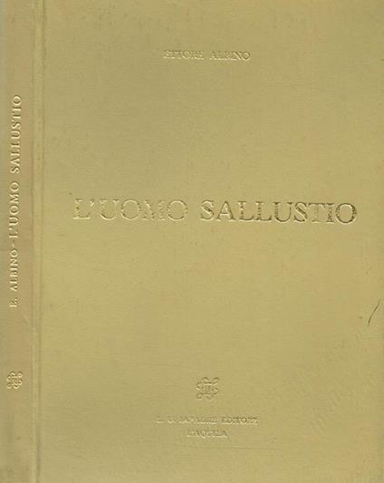 L' Uomo Sallustio - Ettore Albino - copertina