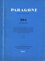 Paragone n. 294. Letteratura
