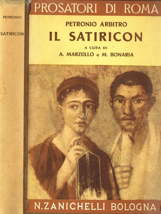Il Satiricon - Arbitro Petronio - copertina