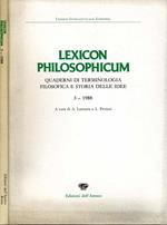 LeXIcon Philosophicum. Quaderni di terminologia filosofica e storia delle idee 3-1988