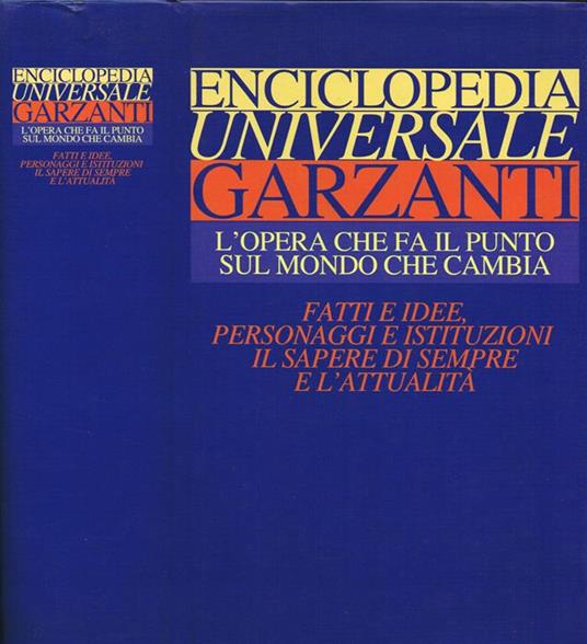 Enciclopedia Universale Garzanti - copertina