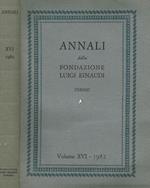 Annali della Fondazione Luigi Einaudi (Vol. XVI)