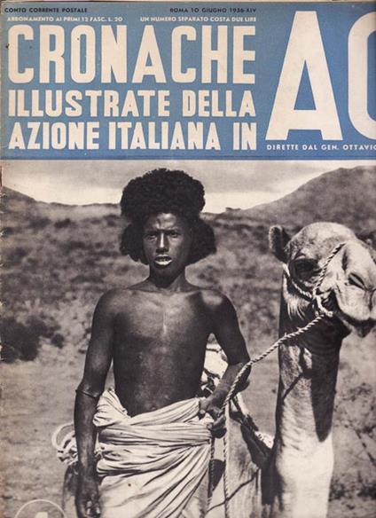 Cronache illustrate della azione italiana in ao - copertina
