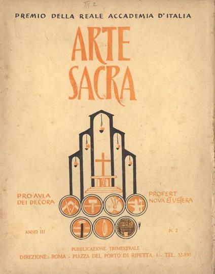 Arte sacra n.2 - copertina