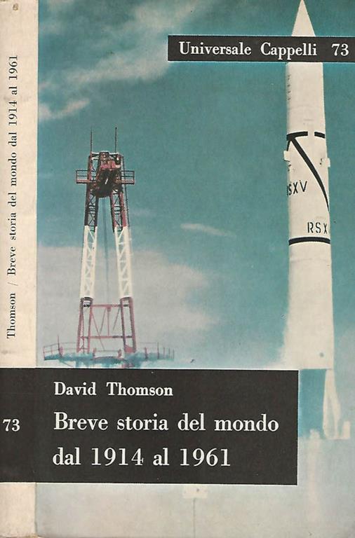Breve storia del mondo dal 1914 al 1961 - David Thomson - copertina