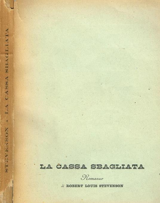 La Cassa Sbagliata - Robert Louis Stevenson - copertina