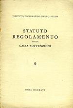 Statuto Regolamento della Cassa Sovvenzioni