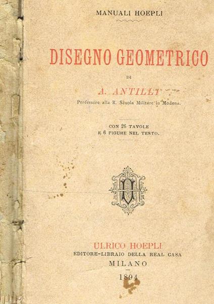 Disegno geometrico - copertina