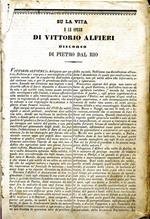Opere. Su La Vita E Le Opere Di Vittorio Alfieri Discorso Di Pietro Dal Rio, Tragedie, Prose