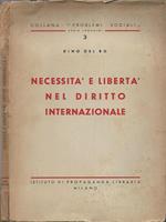 Necessità e libertà nel diritto internazionale