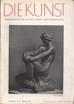 Die Kunst. Anno 39 n. 12. Monatshefte fur malerei plastik und wohnkultur