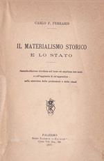 Il materialismo storico e lo Stato
