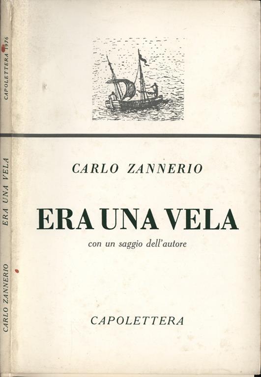Era una vela - Carlo Zannerio - copertina