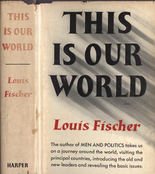 This is our world - Louis Fischer - copertina