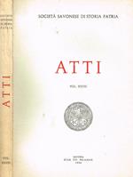 Atti ( Vol. Xxviii). Società Savonese Di Storia Patria
