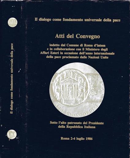 Il Dialogo come Fondamento Universale della Pace - copertina