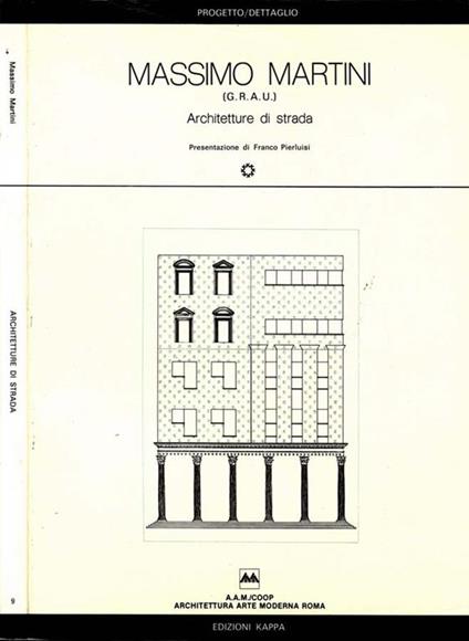 Massimo Martini. Architetture di strada - copertina