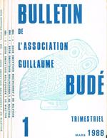 Bulletin De L'Association Guillaume Budè 1988