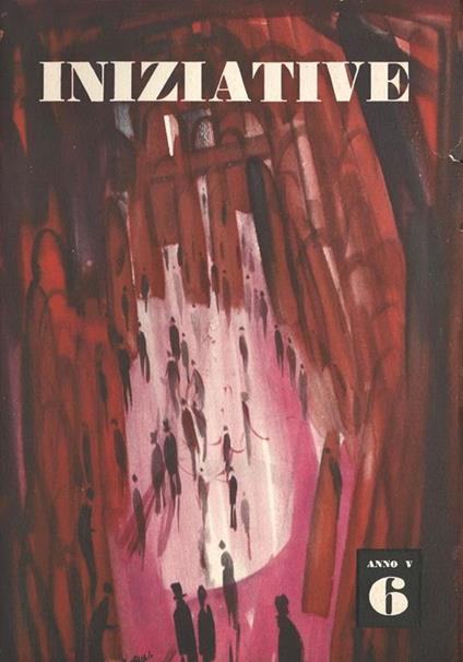 Iniziative N. 6. Rivista di cultura e di umanità - copertina