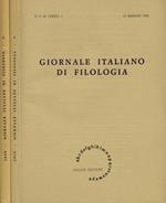 Giornale Italiano Di Filologia N.S. Anno Xi