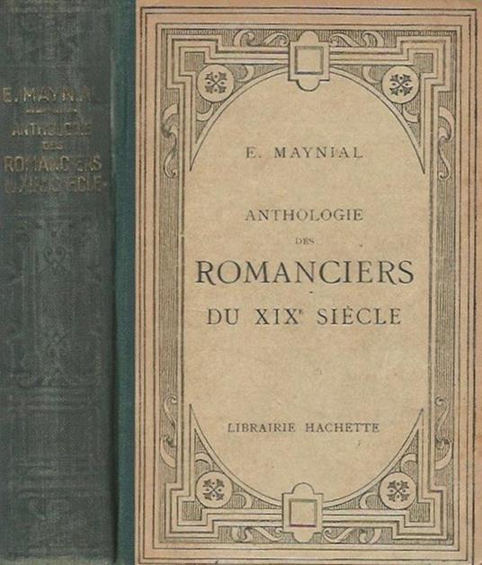 Anthologie des Romanciers du XIX Siecle - Edouard Maynial - copertina