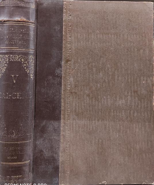 Enciclopedia Universale Illustrata. Cal-Cend - copertina
