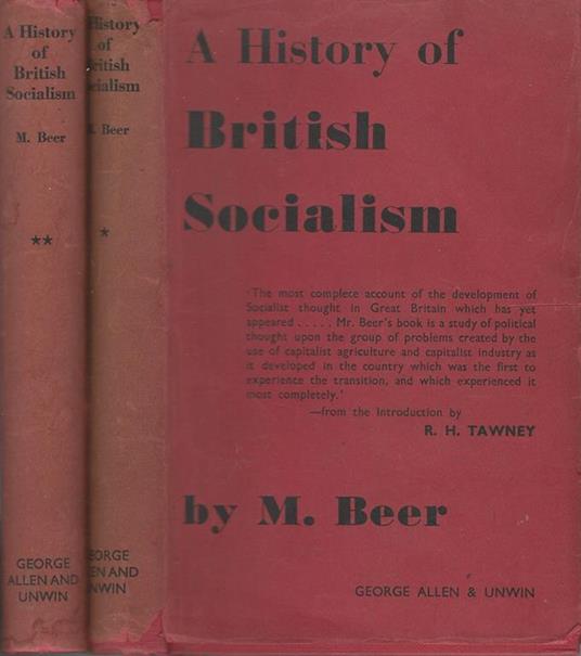 A History of British Socialism - Max Beer - copertina