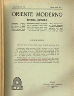 Oriente Moderno Anno Lvii N.3/4 9/10. Rivista Mensile