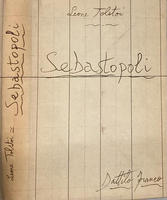 Sebastopoli - Lev Tolstoj - copertina